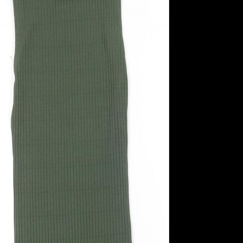 Parisian Collection Womens Green  Polyester Bodysuit One-Piece Size 8