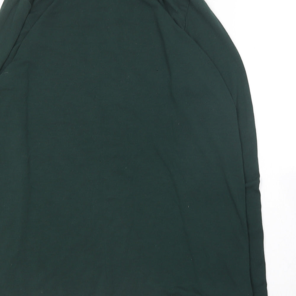 George  Womens Green Roll Neck  Polyester Pullover Jumper Size 16