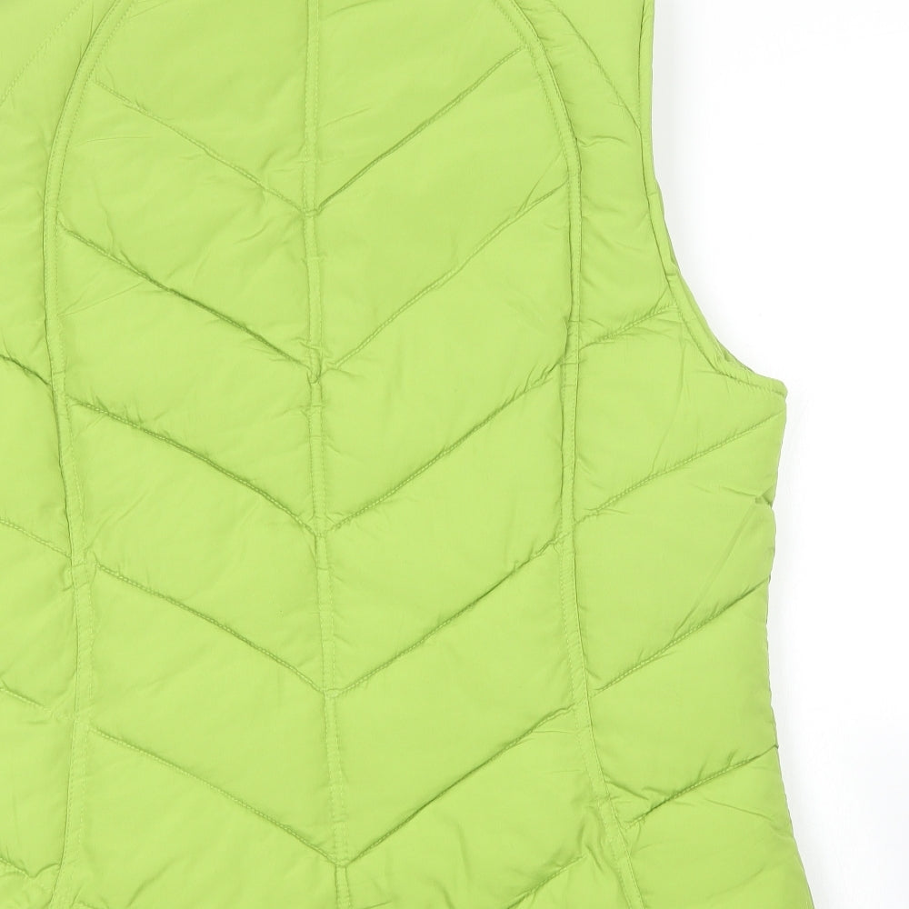 George Womens Green   Gilet Coat Size 14