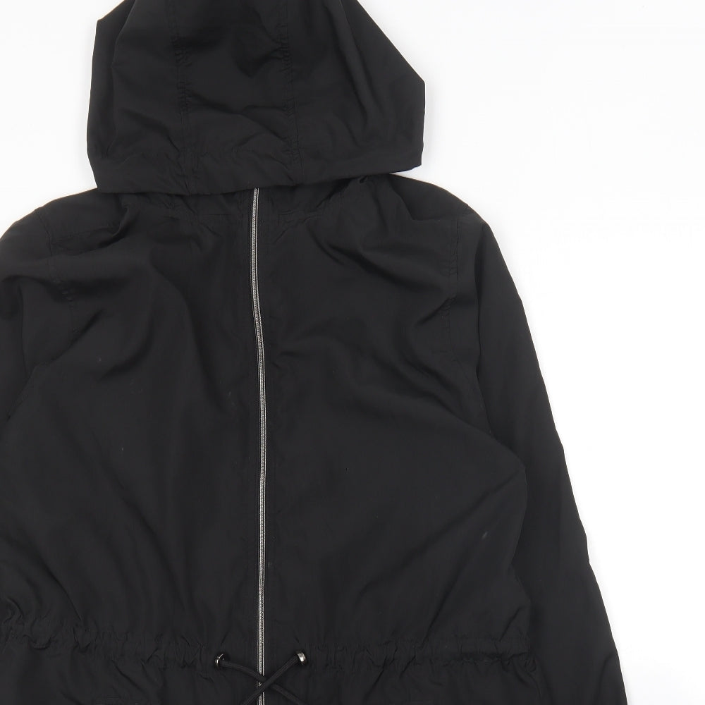 Primark Womens Black   Rain Coat Coat Size 10