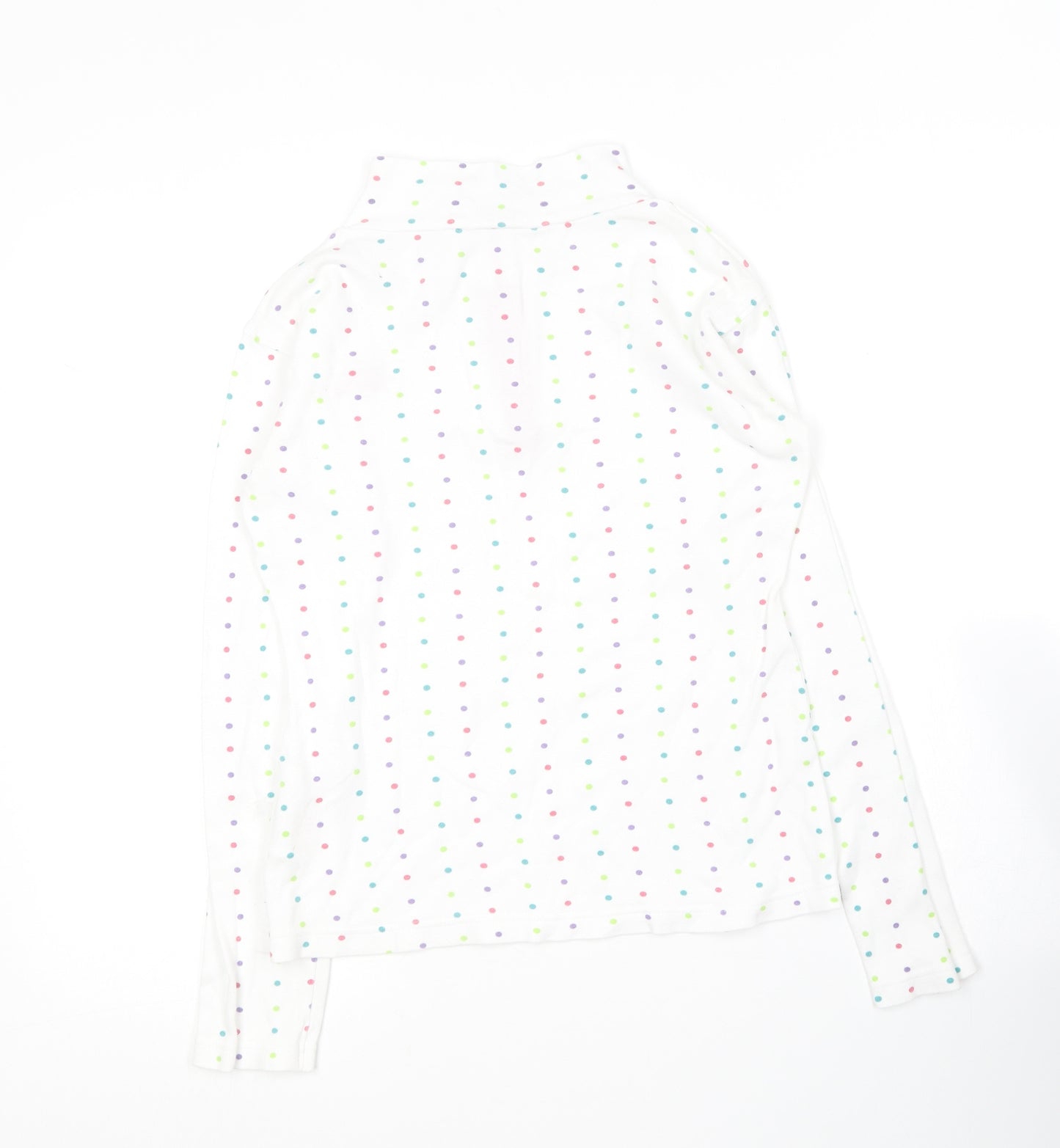 Trespass Girls Multicoloured Polka Dot Cotton Pullover Sweatshirt Size 15-16 Years