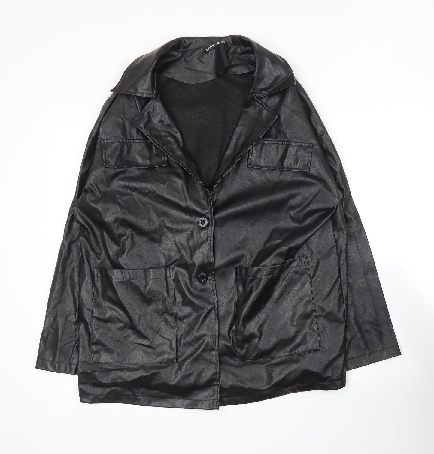 Shein  Womens Black   Jacket  Size M