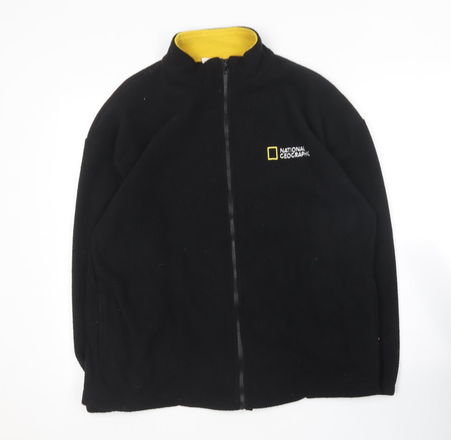 National Geographic Mens Black  Polyester Pullover Sweatshirt One Size