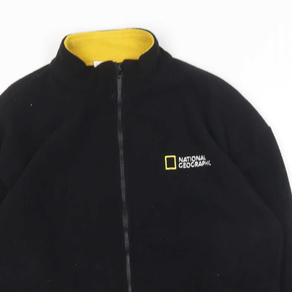 National Geographic Mens Black  Polyester Pullover Sweatshirt One Size