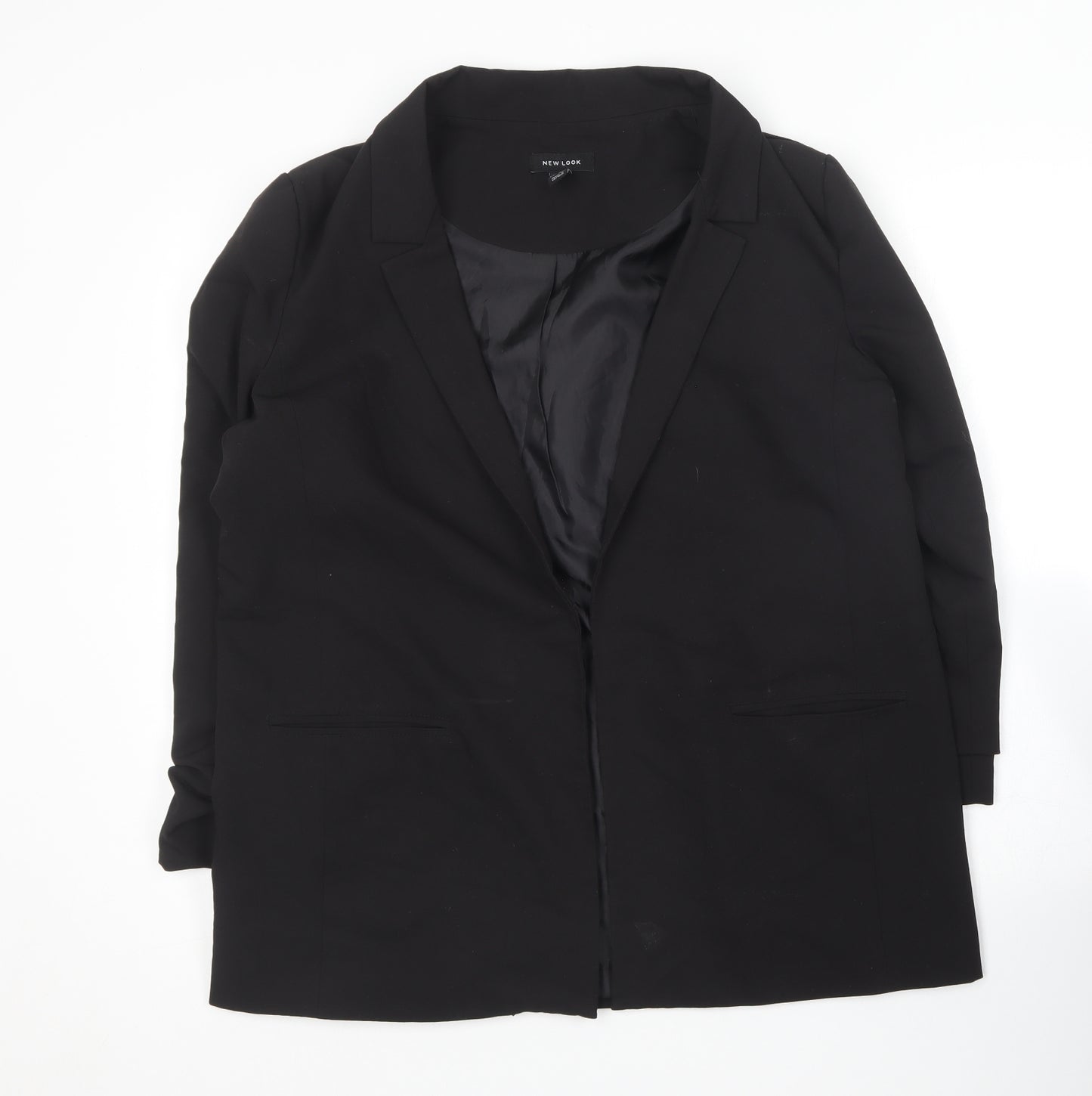 New Look Womens Black   Jacket Blazer Size 16