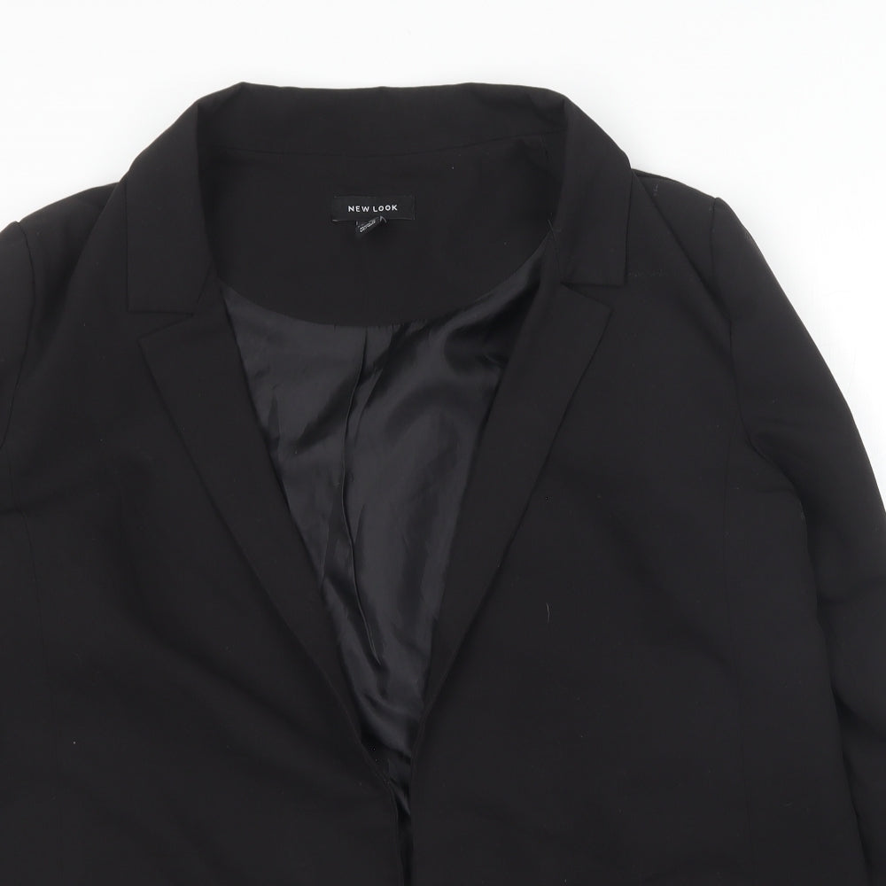 New Look Womens Black   Jacket Blazer Size 16