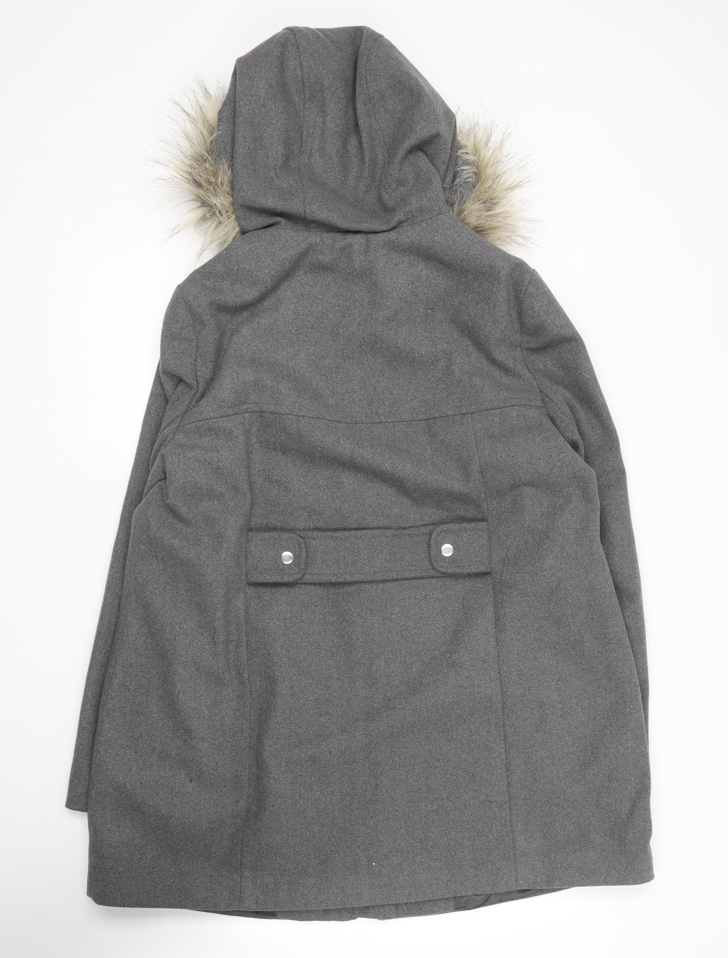 George Womens Grey   Overcoat Coat Size 16