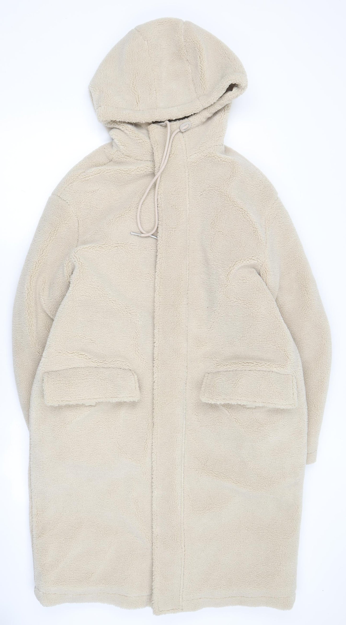 ASOS Womens Beige   Overcoat Coat Size S