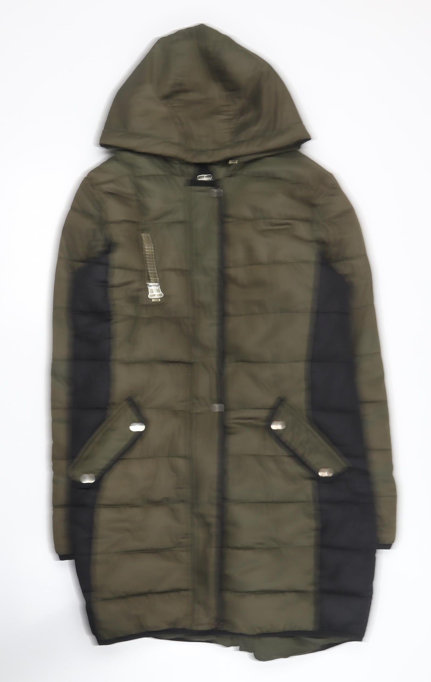 Dorothy Perkins Womens Green   Puffer Jacket Coat Size 14