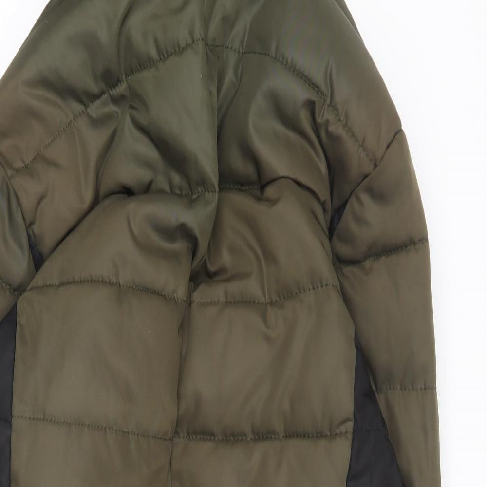 Dorothy Perkins Womens Green   Puffer Jacket Coat Size 14