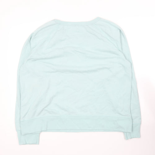 Gap Womens Green  Cotton Pullover Sweatshirt Size XL
