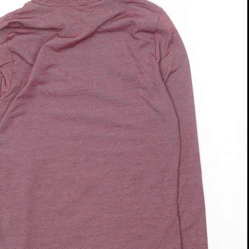 ellesse Womens Purple Roll Neck Striped Polyester Pullover Jumper Size L