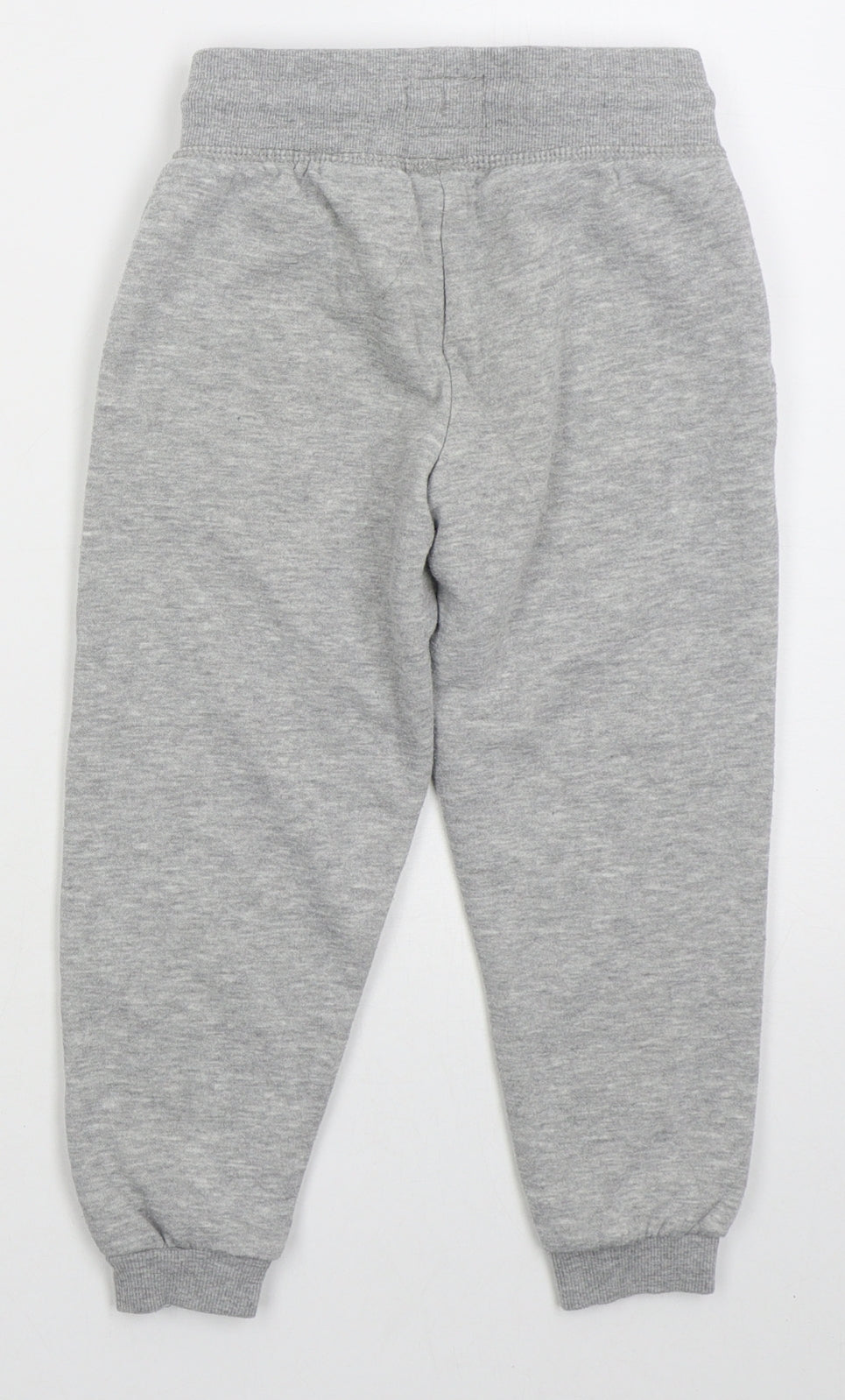 Primark Boys Grey  Cotton Sweatpants Trousers Size 4-5 Years  Regular Drawstring