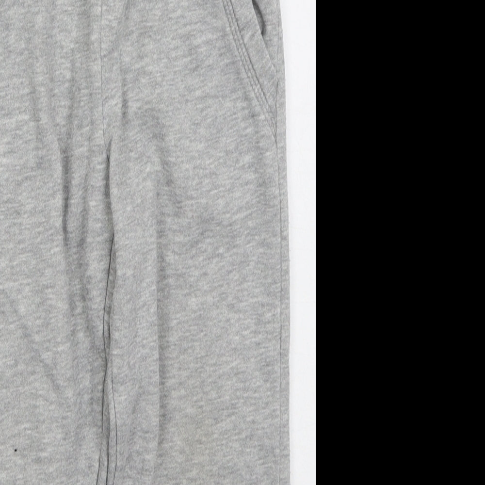 Primark Boys Grey  Cotton Sweatpants Trousers Size 4-5 Years  Regular Drawstring