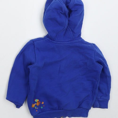 Lupilu Boys Blue   Jacket  Size 6-9 Months   Zip - The Best Friends Fox Squirrel