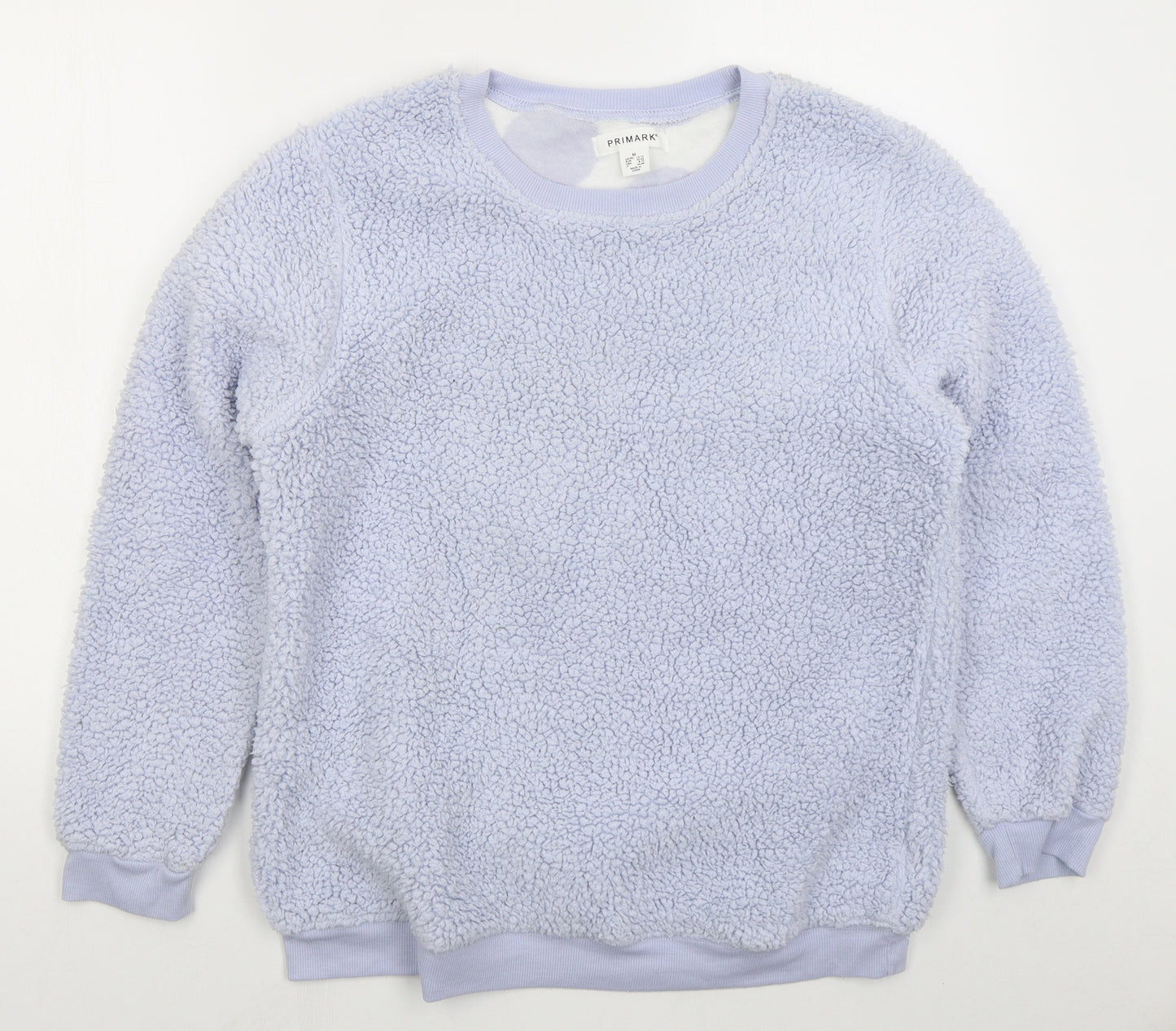 Primark Womens Blue Solid Polyester Top Pyjama Top Size 12