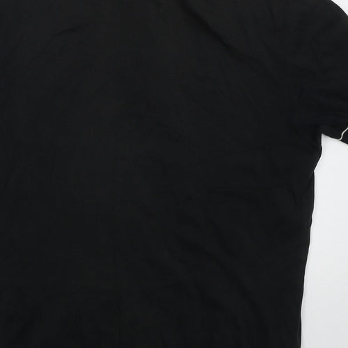 Ted Baker Mens Black  Cotton  Polo Size XL Collared Pullover