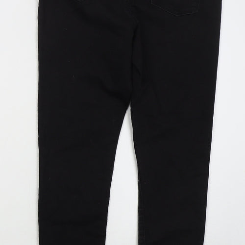 Pep&Co Womens Black  Cotton Jegging Jeans Size 12 L27 in Regular