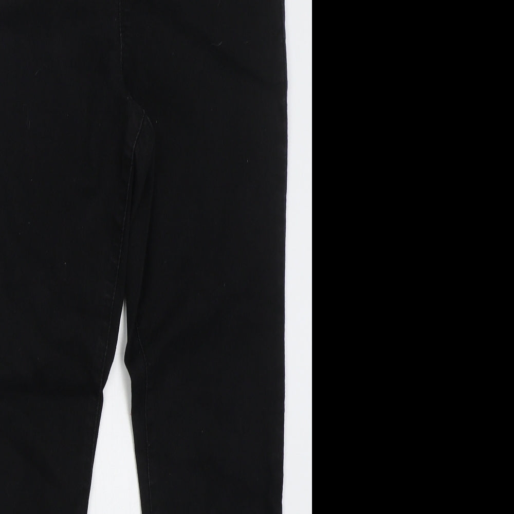 Pep&Co Womens Black  Cotton Jegging Jeans Size 12 L27 in Regular