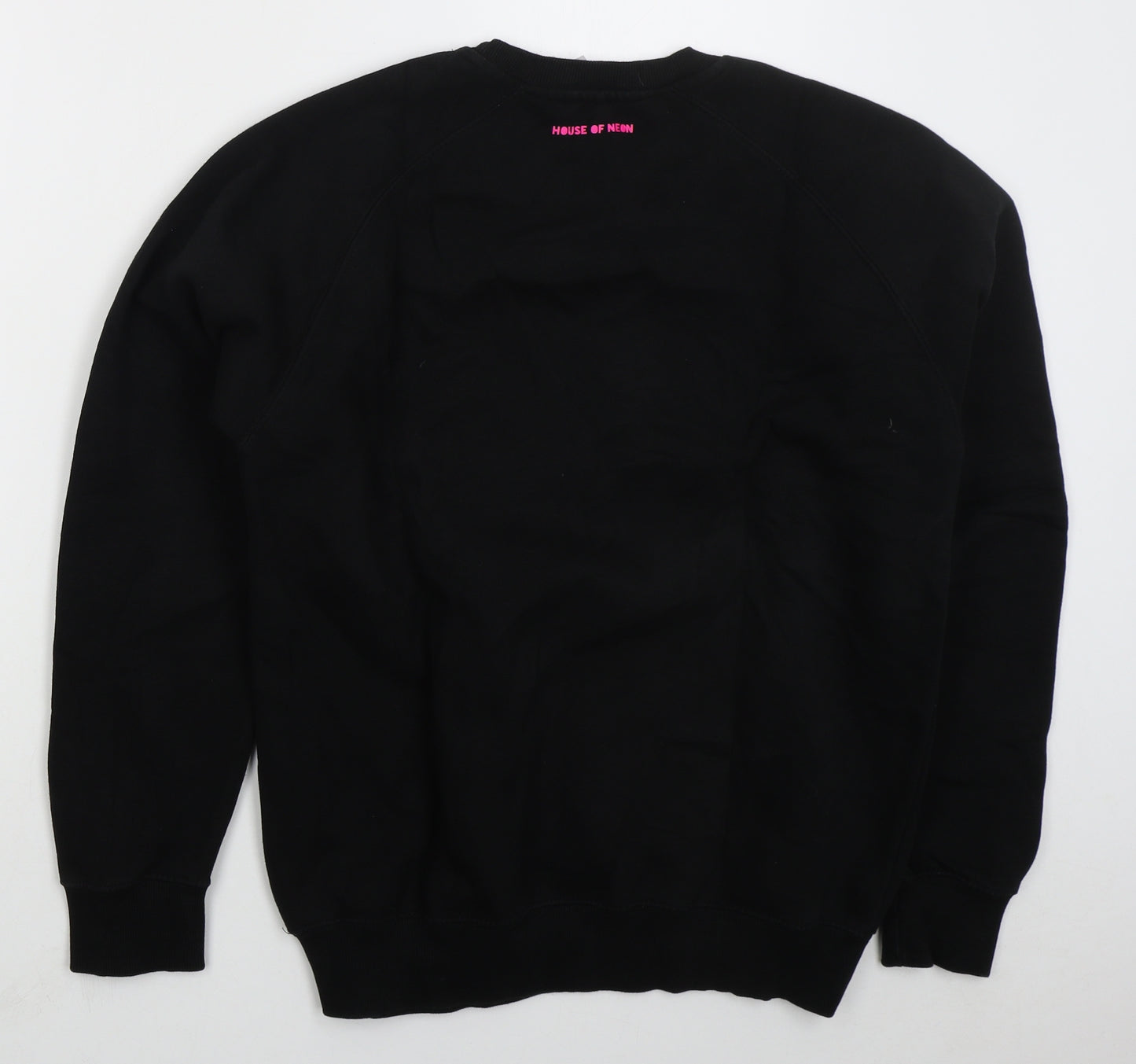 Preworn Womens Black Animal Print Cotton Pullover Sweatshirt Size M  Pullover - House of Neon