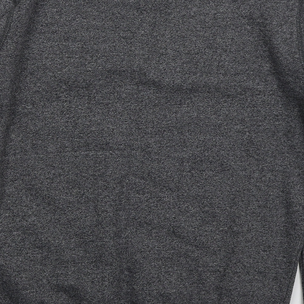 MAN Mens Grey  Cotton Pullover Sweatshirt Size S