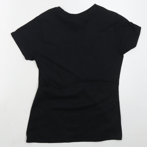 Port & Company Womens Black  Cotton Basic T-Shirt Size M Crew Neck - I'm Going To Be A Mummy