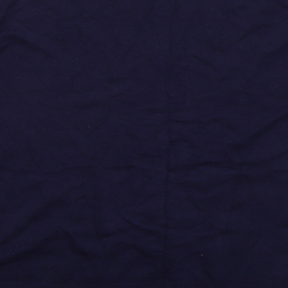 George Womens Blue Crew Neck  Viscose Pullover Jumper Size 14