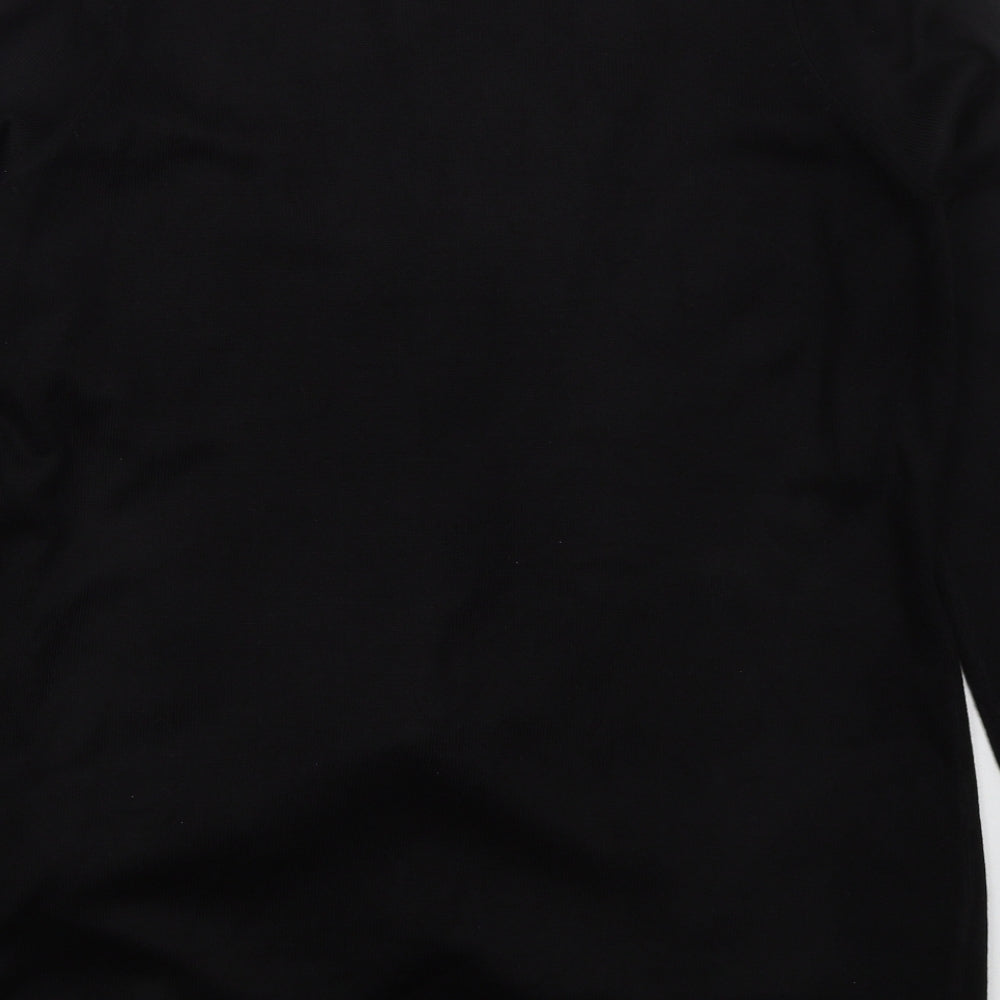 Matalan Womens Black V-Neck  Acrylic Cardigan Jumper Size 20
