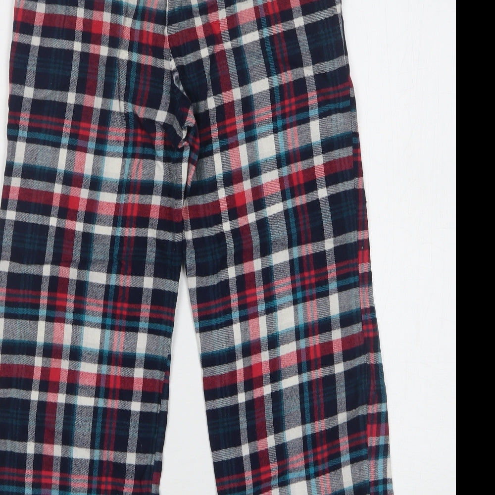 Debenhams Boys Multicoloured Plaid Cotton  Pyjama Pants Size 6-7 Years