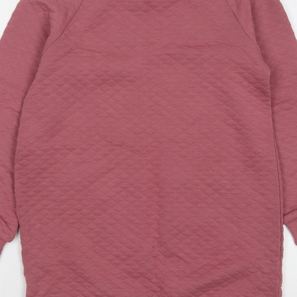 Primark Girls Pink  Cotton Jumper Dress  Size 11-12 Years  Round Neck