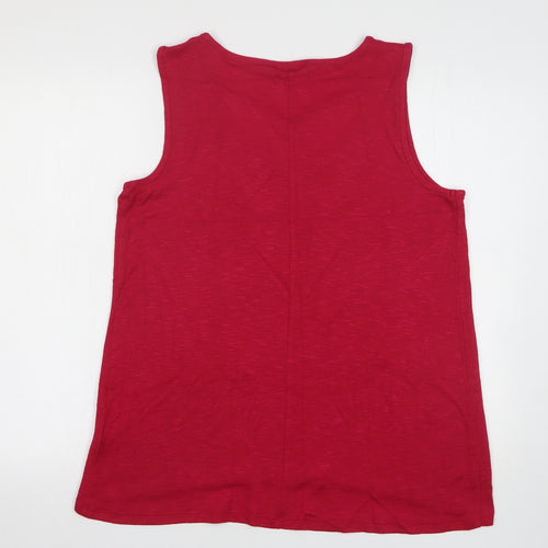 Papaya Womens Purple  Polyester Basic Tank Size 14 Round Neck