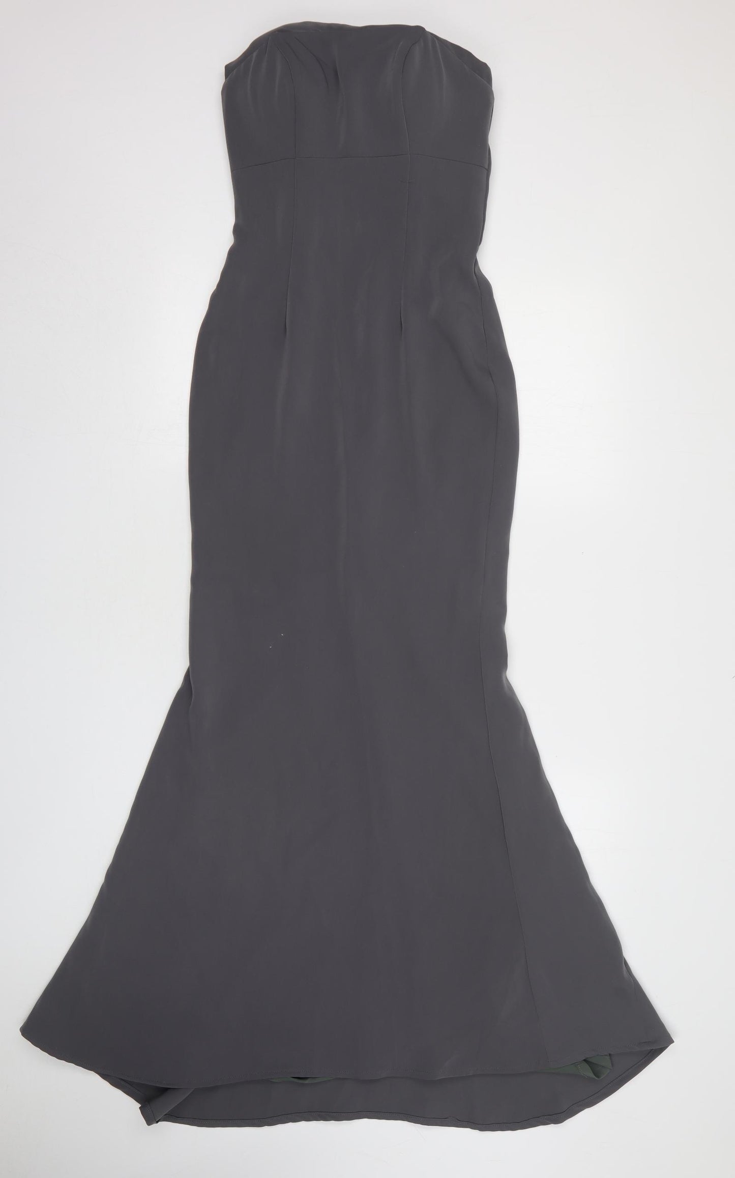 Jarlo Womens Grey  Polyester A-Line  Size 6  Round Neck