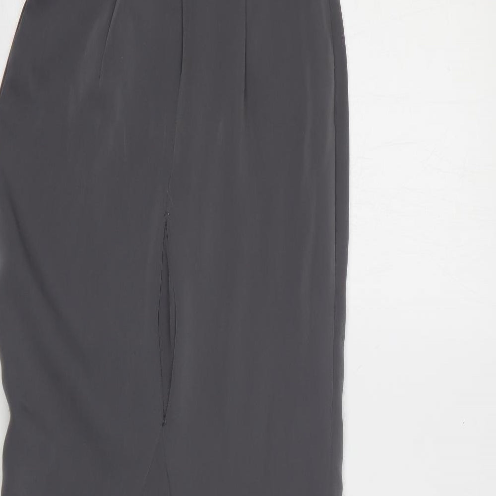 Jarlo Womens Grey  Polyester A-Line  Size 6  Round Neck