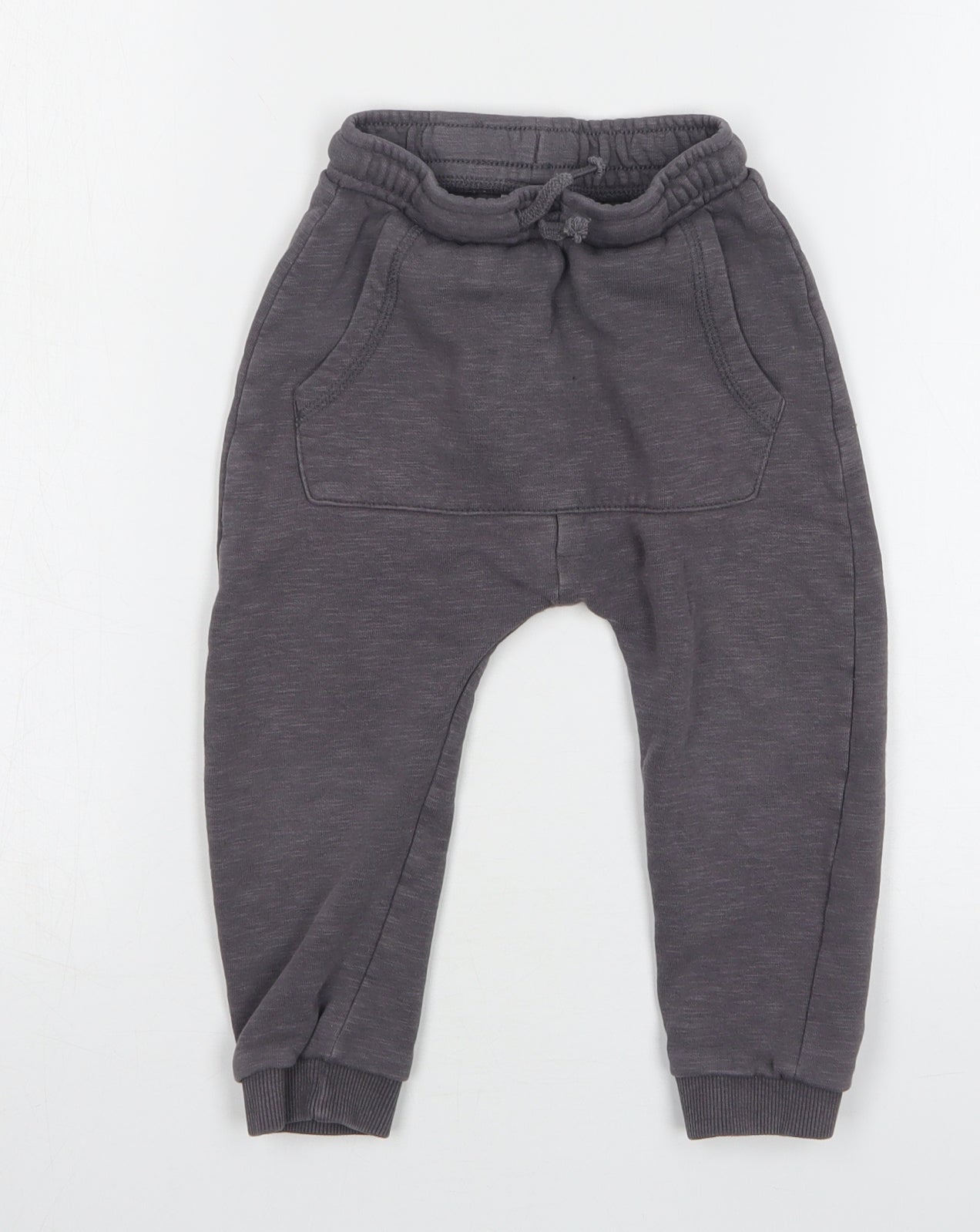George Boys Grey  Cotton Sweatpants Trousers Size 2-3 Years  Regular