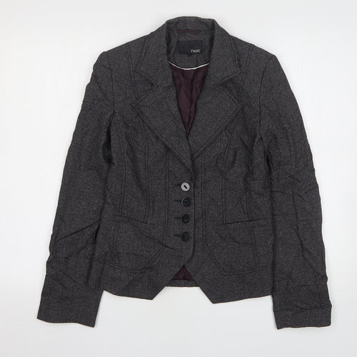 NEXT Womens Grey  Polyester Jacket Suit Jacket Size 8