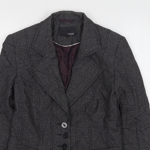 NEXT Womens Grey  Polyester Jacket Suit Jacket Size 8