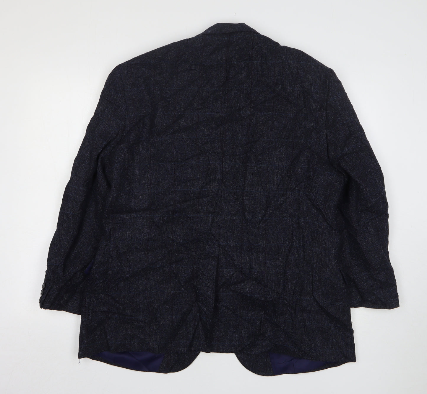 Marks and Spencer Mens Blue  Wool Jacket Suit Jacket Size 44