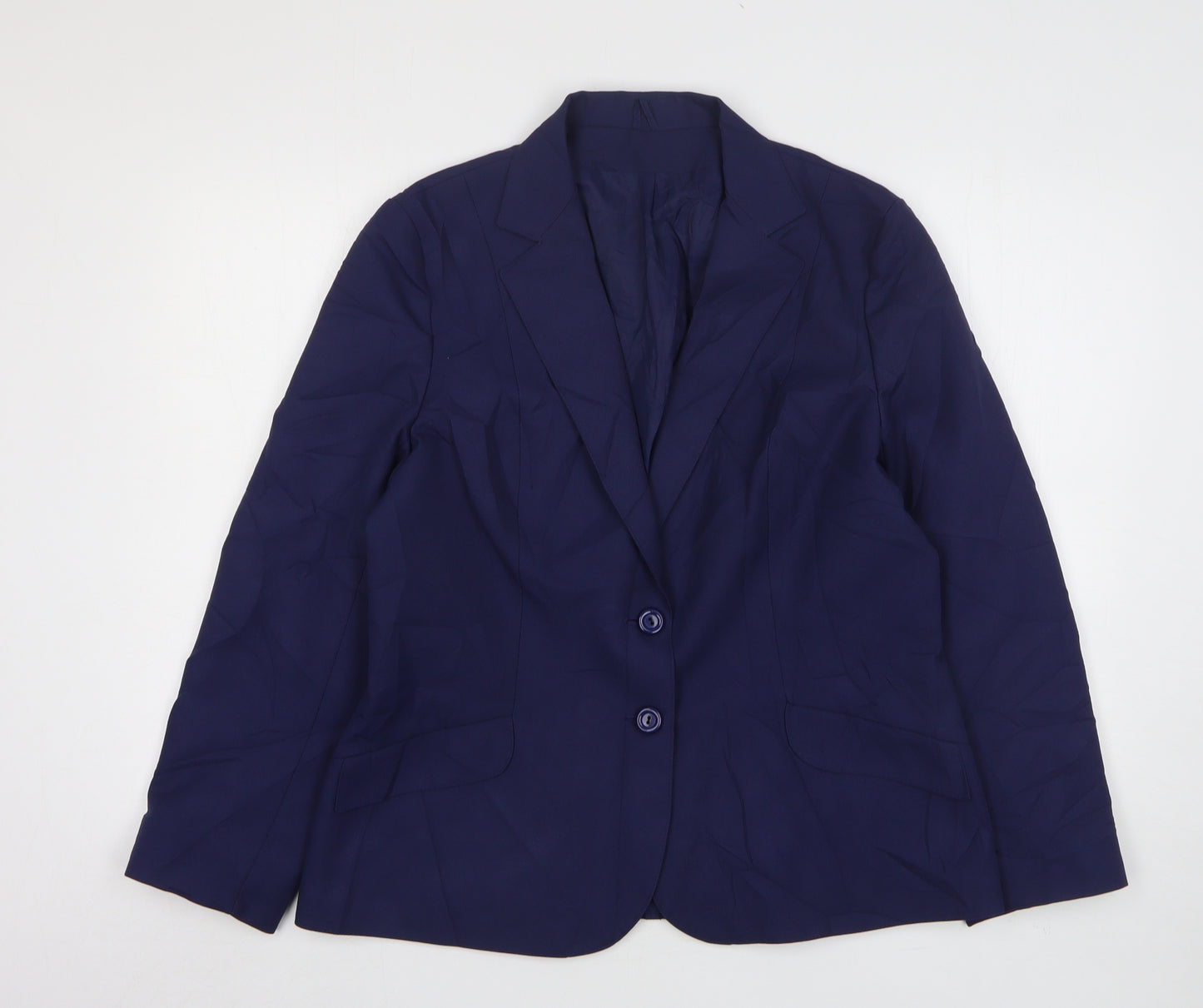 Original Fashion  Womens Black  Polyester Jacket Suit Jacket Size 18