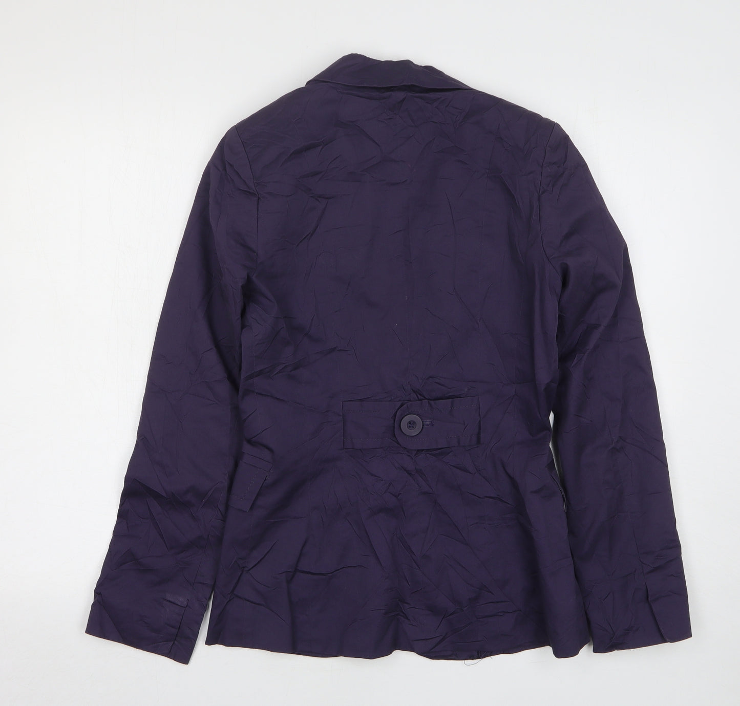New Look Womens Blue  Cotton Jacket Suit Jacket Size 10