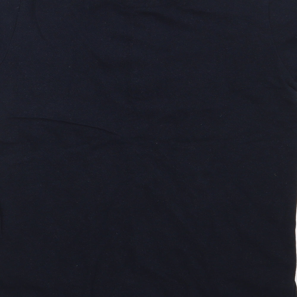 NEXT Boys Blue  100% Cotton Jersey Polo Size 9 Years Collared Pullover