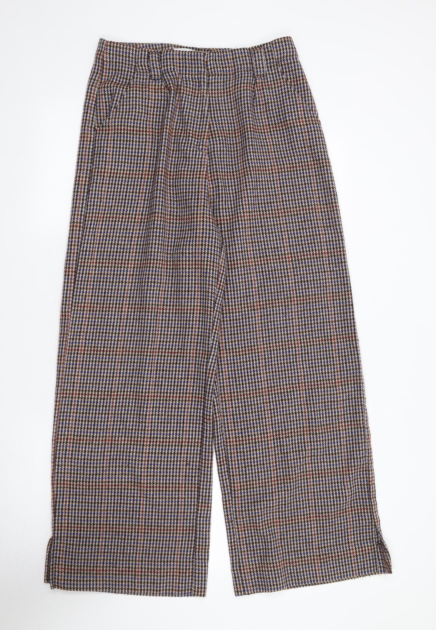 Native youth Womens Multicoloured Herringbone Polyester Trousers  Size M L30 in Regular Zip