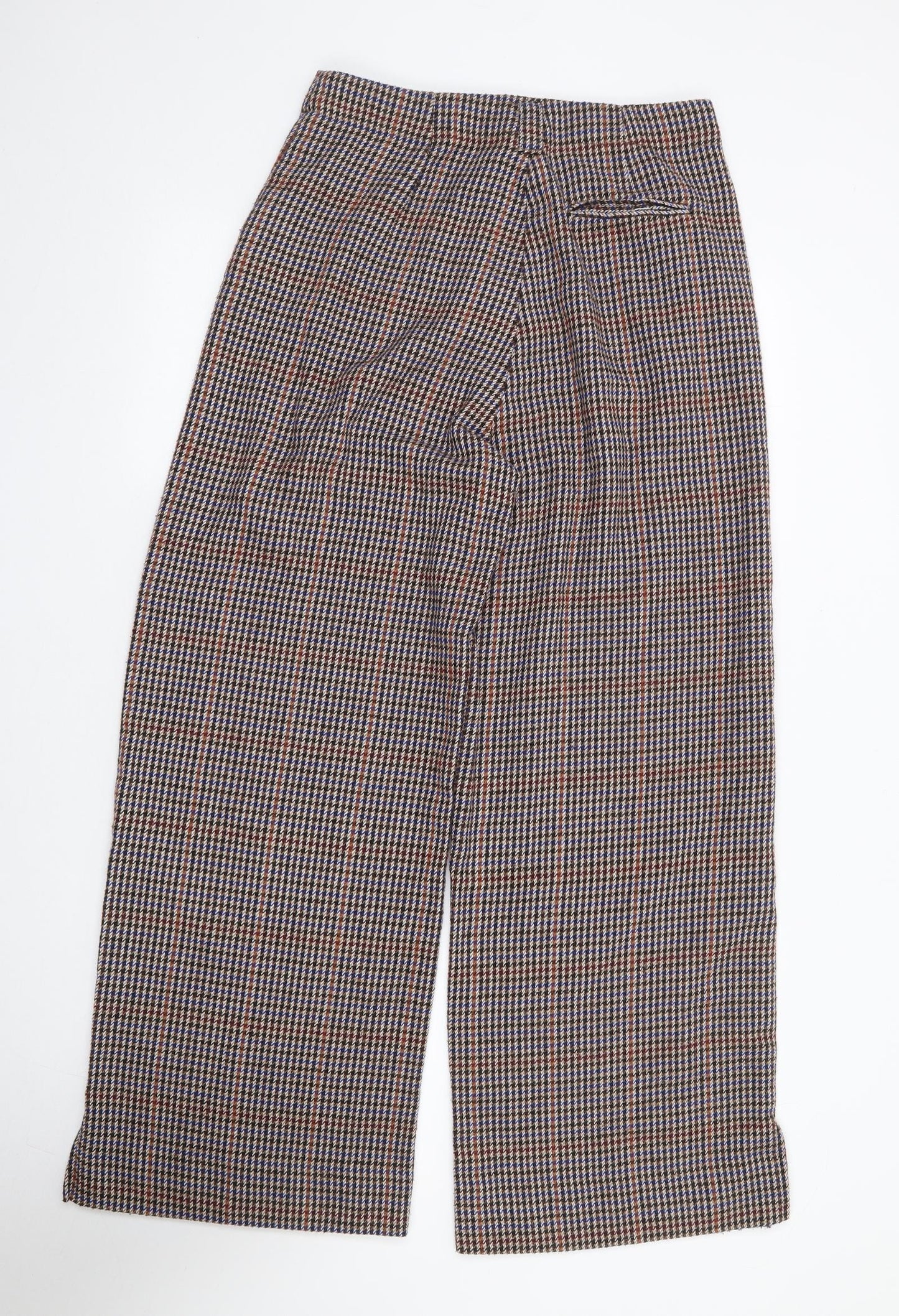 Native youth Womens Multicoloured Herringbone Polyester Trousers  Size M L30 in Regular Zip