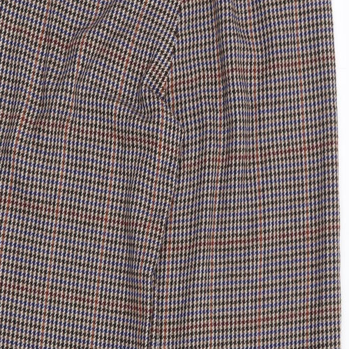 Native youth Womens Multicoloured Herringbone Polyester Trousers  Size M L30 in Regular Zip