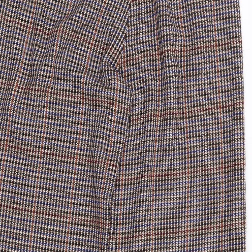 Native youth Womens Multicoloured Herringbone Polyester Trousers  Size M L30 in Regular Zip