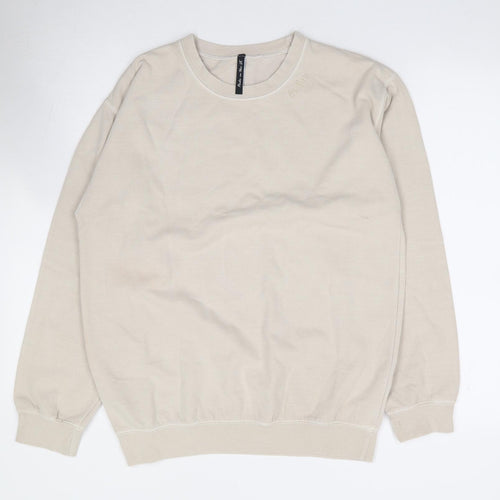As You Womens Beige  Polyester Pullover Sweatshirt Size XS  Pullover