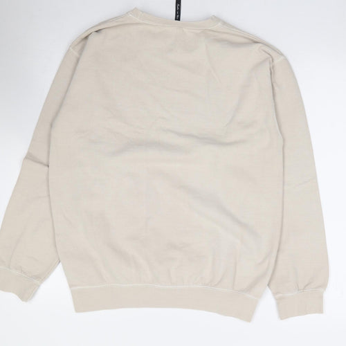 As You Womens Beige  Polyester Pullover Sweatshirt Size XS  Pullover