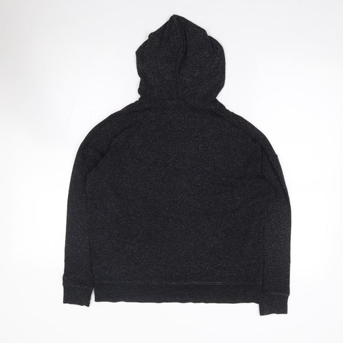 Topshop Womens Grey  Viscose Pullover Hoodie Size 4  Pullover