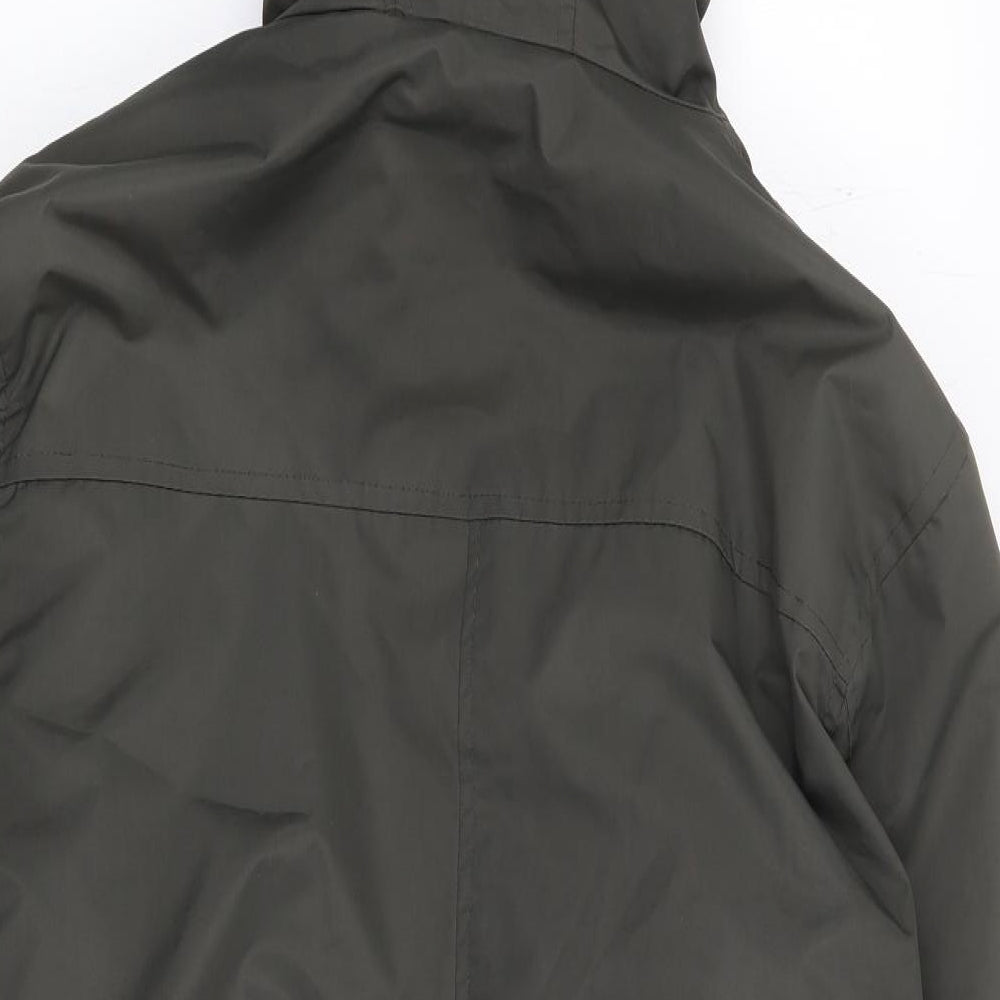Blue Inc Mens Green   Parka Coat Size M  Zip