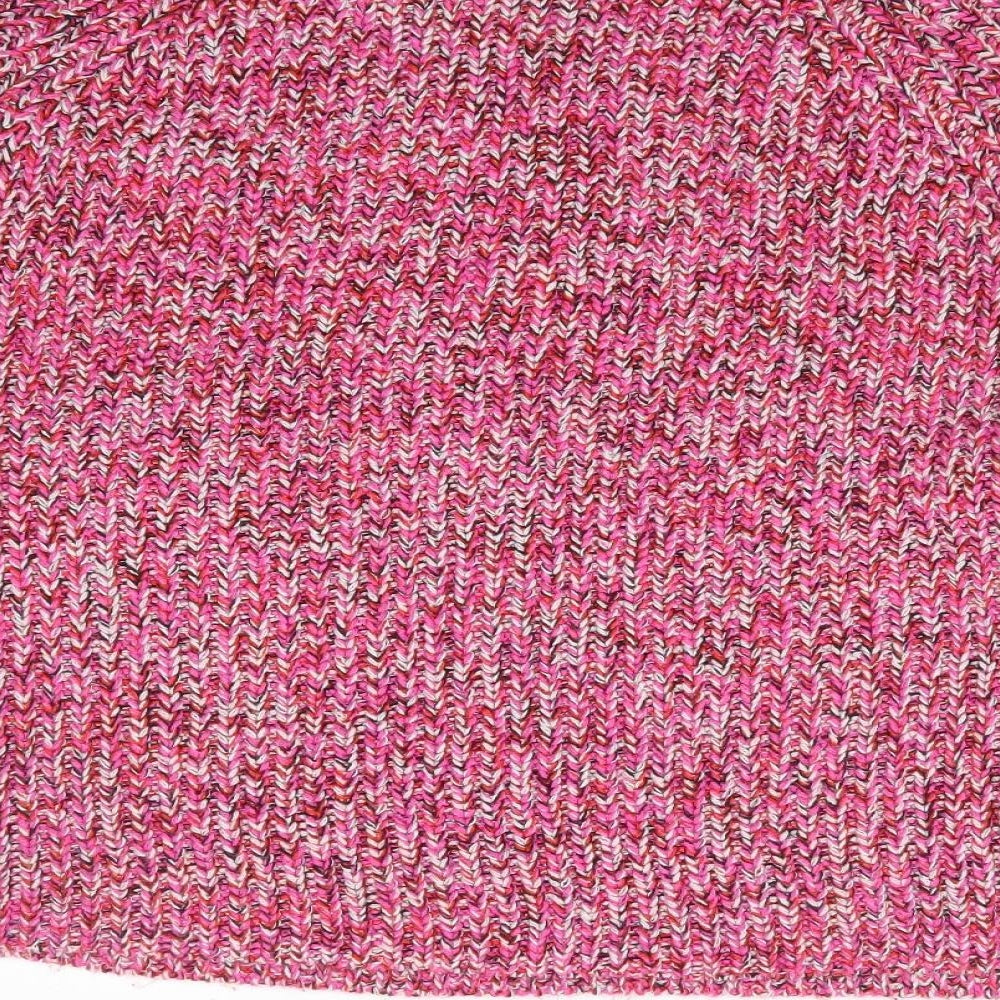 TU Womens Pink Crew Neck  Acrylic Pullover Jumper Size 18
