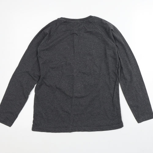 Star Wars Boys Grey  Cotton Basic T-Shirt Size 11-12 Years Crew Neck  - Darth Vader